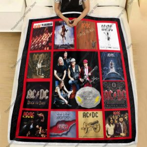AC DC 45th Anniversary Fly On The Wall Blanket