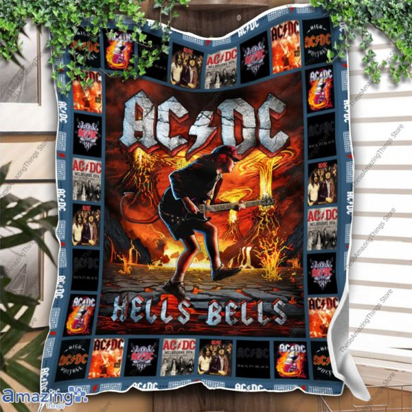 AC DC Band Hells Bells Blanket