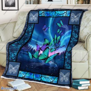 Butterfly Aurora Quilt Blanket
