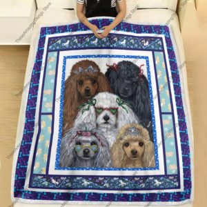 Cute Poodles Blanket