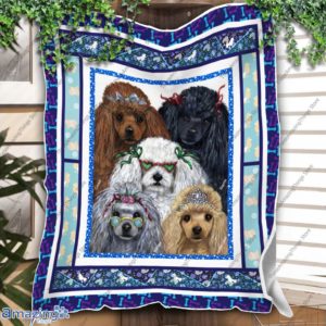 Cute Poodles Blanket