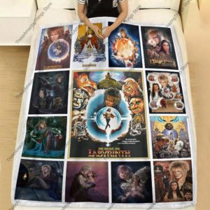 Die Reise Ins Labyrinth Quilt Blanket For Fans
