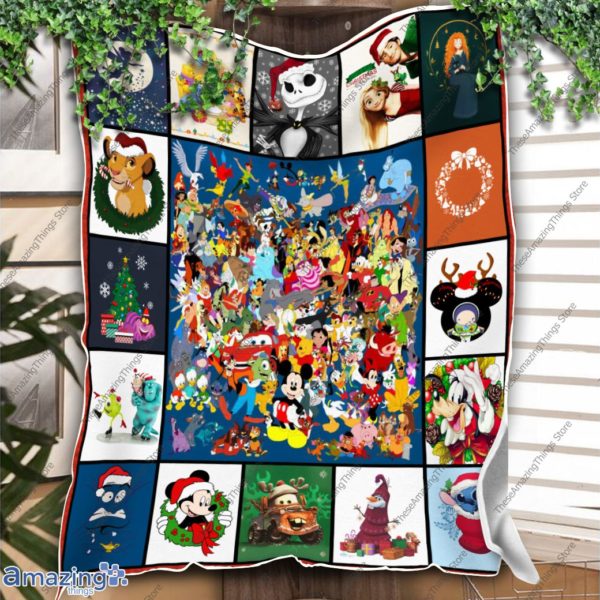Disney Cartoon Character Christmas Blanket