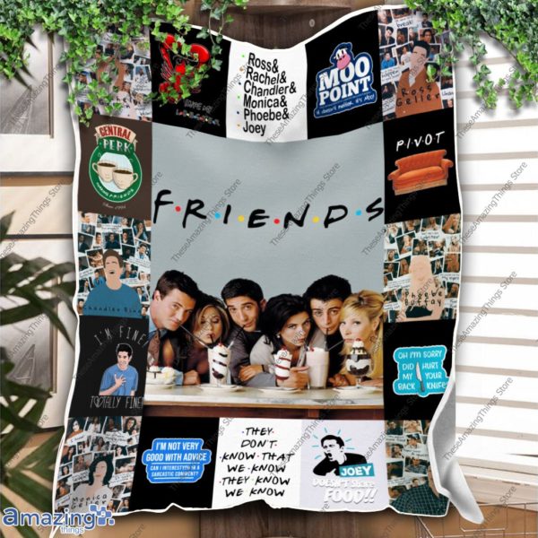 FRIENDS Tv show American sitcom television blanket