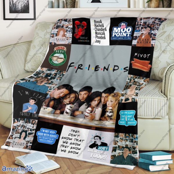 FRIENDS Tv show American sitcom television blanket