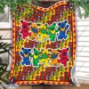 Grateful Dead Dancing Bear Pattern Super Soft & Light
