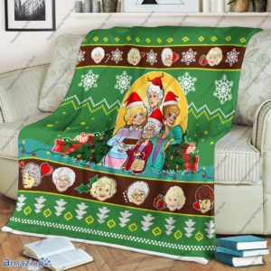 Green Golden Girls Christmas Blanket Amazing Gift Idea