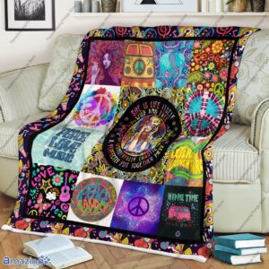 Hippie She Is Life Itself Wild And Free Quilt Blanket