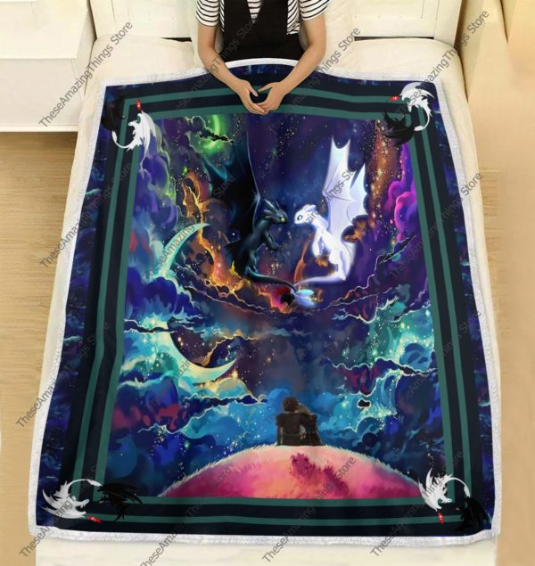 How to Train Your Dragon Quilt Blanket
