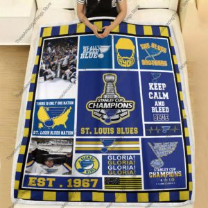 St. Louis Blues Champions 2019, Stanley Cup Champions Blanket