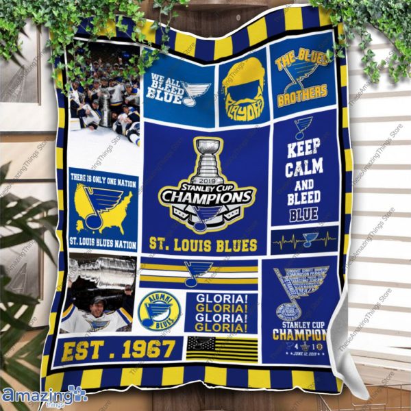 St. Louis Blues Champions 2019, Stanley Cup Champions Blanket