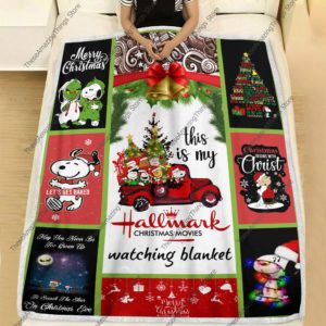 This Is My Hallmark Christmas Movie Watching Snoopy Blanket