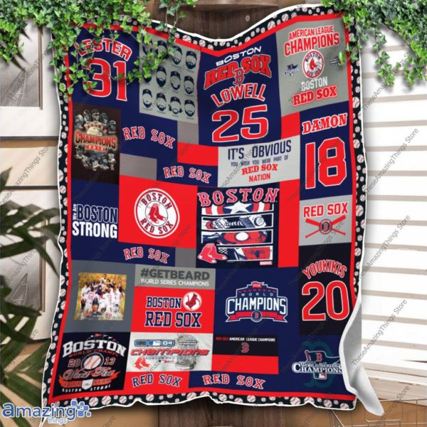 Boston Red Sox Quilt Blanket