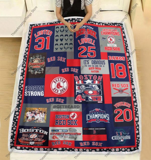 Boston Red Sox Quilt Blanket