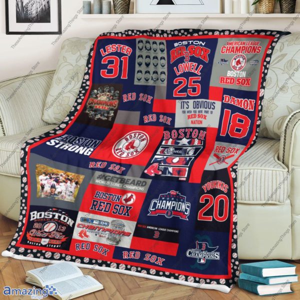 Boston Red Sox Quilt Blanket