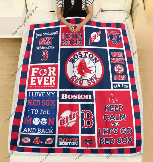 Boston Red Sox Sherpa Blanket