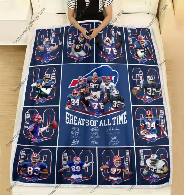 Buffalo Bills Greats Of All Time Blanket