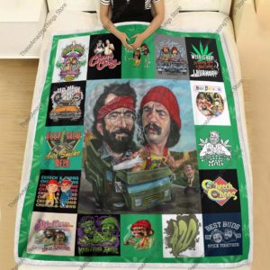Cheech And Chong Quilt Blanket