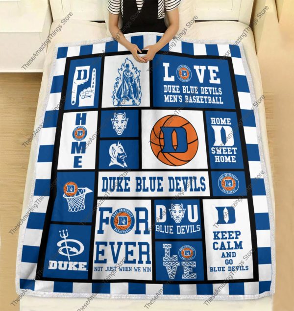 Duke Blue Devils Basketball Fleece Blanket