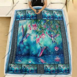 Hummingbird Fleece Blanket