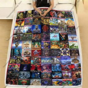 Iron Maiden Mexico Collage Blanket, Iron Maiden designed by Fans for music lovers Blanket