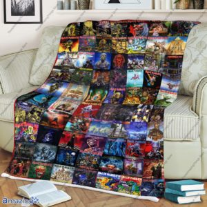 Iron Maiden Mexico Collage Blanket, Iron Maiden designed by Fans for music lovers Blanket