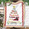 It’s A Hot Cocoa Fire Place Flannel PJS Hallmark Chanel Kind Of Day, Christmas Tree Blanket
