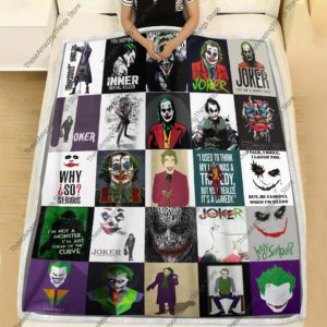 Joker Characters Quilt Blanket
