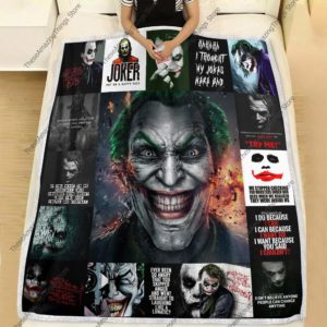 Joker I Used To Think My Life Was A Tragedys Quilt Blanket, Fleece Blanket image Joker I Used To Think My Life Was A Tragedys Quilt Blanket, Fleece Blanket