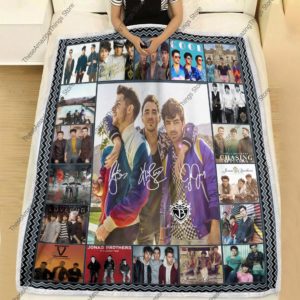 Jonas Brothers Pop Rock Band Blanket