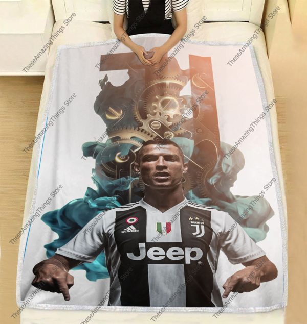 Juventus Ronaldo Fc Duvet Cover Blanket