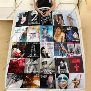 Lady Gaga Style Three Blanket