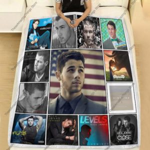 Nick Jonas Quilt Blanket