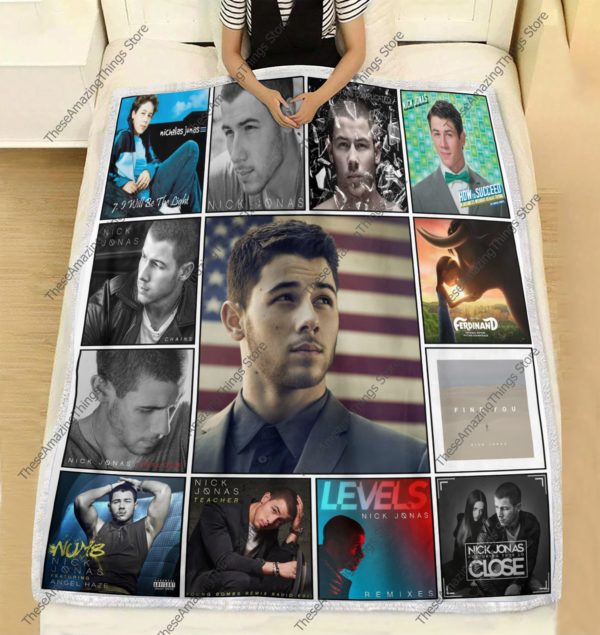 Nick Jonas Quilt Blanket