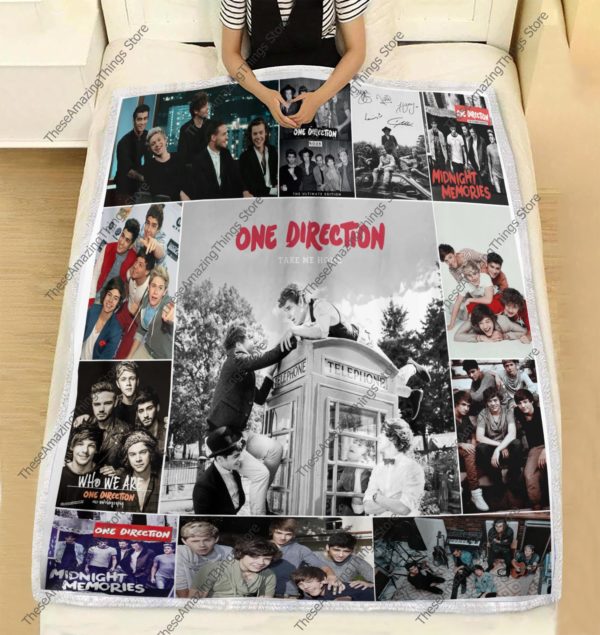 One Direction Quilt Blanket