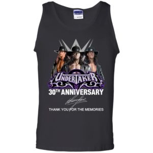 Undertaker 30th Anniversary Signature Thank You For The Memories Shirt