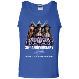 Undertaker 30th Anniversary Signature Thank You For The Memories Shirt
