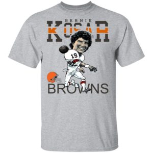 Bernie Kosar Cleveland Football Retro Caricature T Shirt