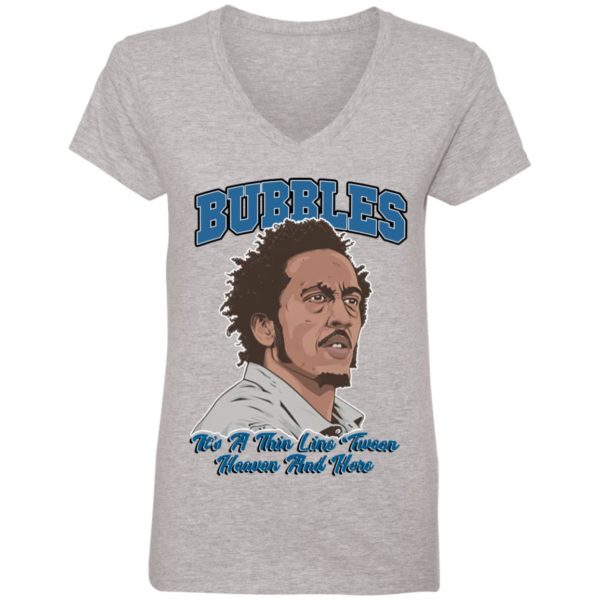 The Wire Bubbles It's A Thin Line Tween Heaven And Here Drug Crime TV Shirt