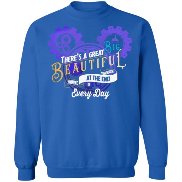 Engineer & Mickey Mouse There's A Great Big Beautiful Ad The End Every Day Shirt