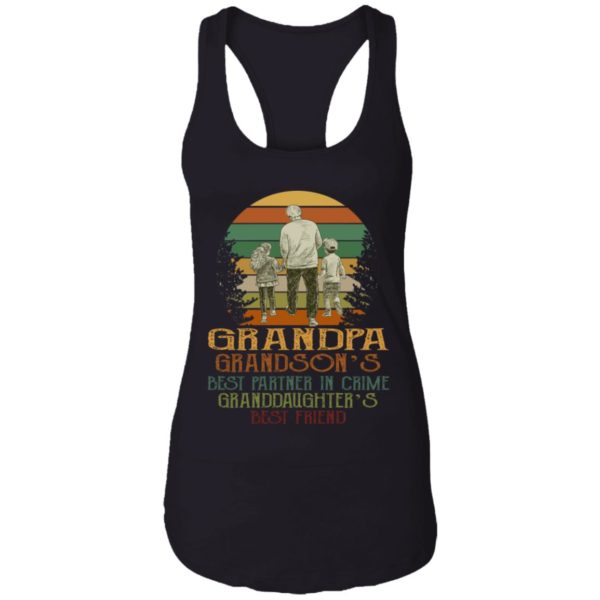 Grandpa Grandson's Best Partner In Crime Granddaughter's Best Friend Shirt