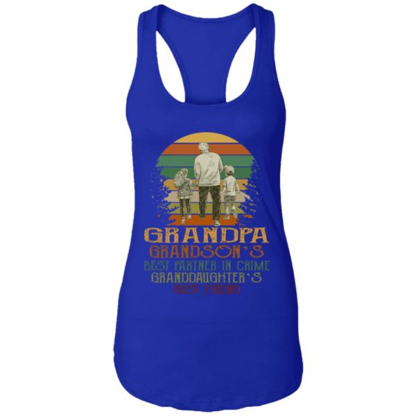 Grandpa Grandson's Best Partner In Crime Granddaughter's Best Friend Shirt