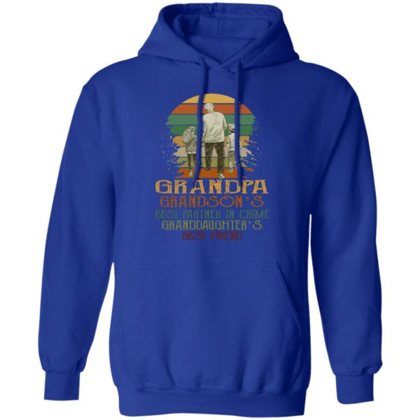 Grandpa Grandson's Best Partner In Crime Granddaughter's Best Friend Shirt