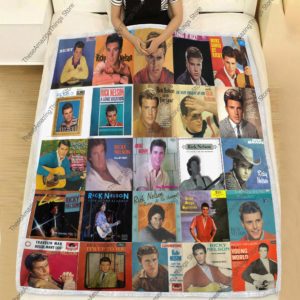 Ricky Nelson Singer Quilt Blanket