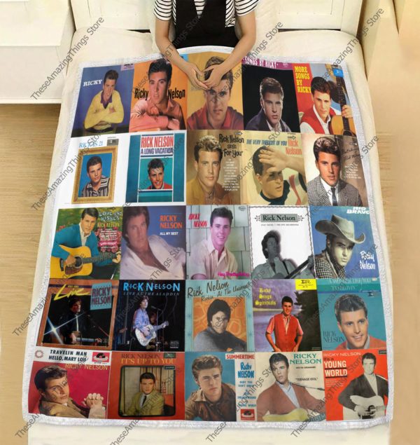Ricky Nelson Singer Quilt Blanket