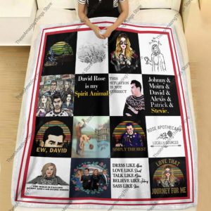 Schitt’s Creek Collage Quilt Blanket
