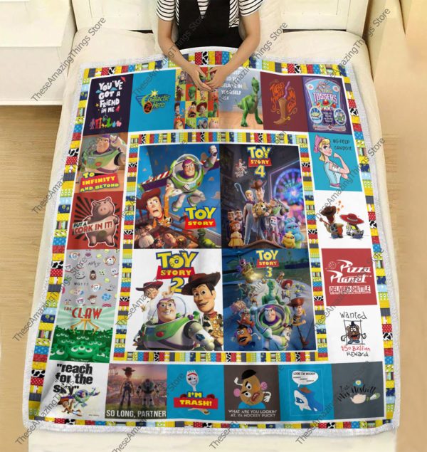 Toy Story Disney Cartoon Movie Funny Gifts Blanket