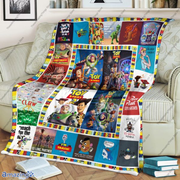 Toy Story Disney Cartoon Movie Funny Gifts Blanket