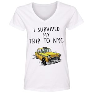 I Survived My Trip To Nyc Yellow Taxi Shirt