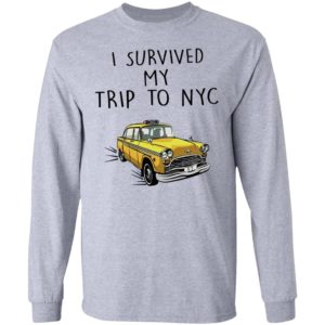 I Survived My Trip To Nyc Yellow Taxi Shirt